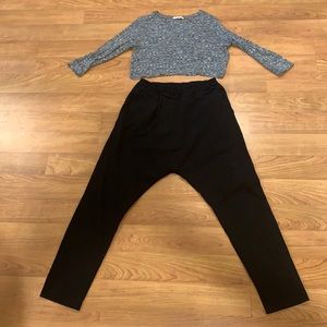Pants and top set